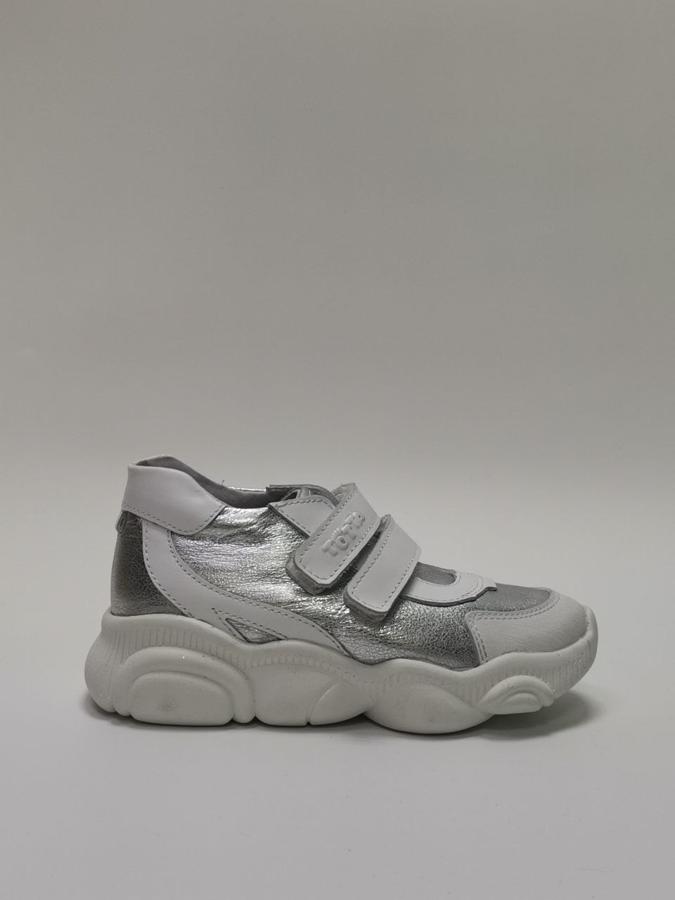 Кроссовки детские цв. серебро/белый 2465/1-КП-022,99 фото 2