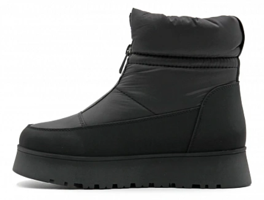 Дутики ортопедические женские зимние Ортомода 88002-Т-901 черные увеличенной полноты фото 2