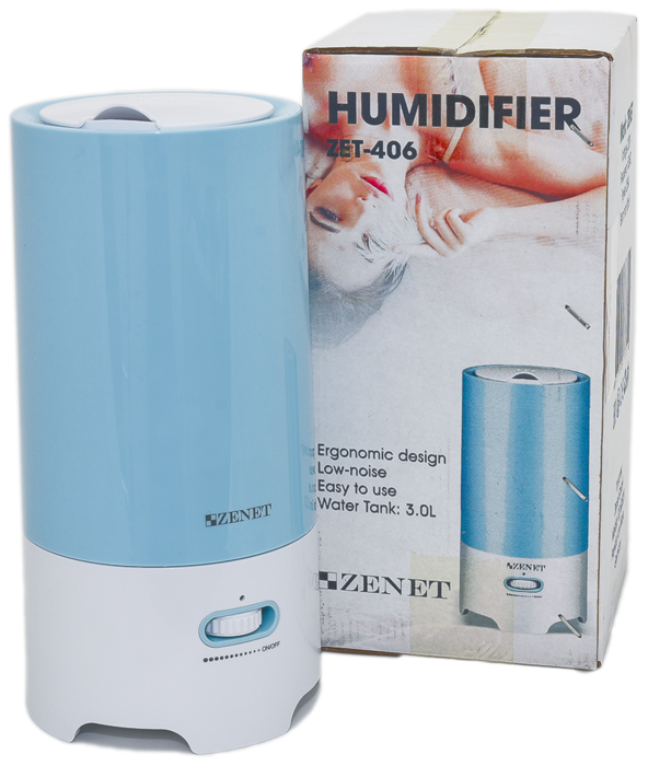 Увлажнитель воздуха ультразвуковой 3л ZENET ZET-406 фото 2