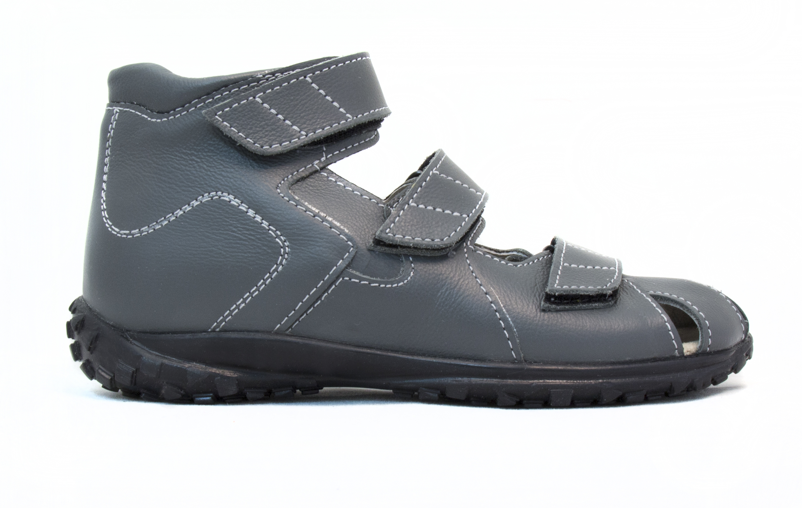 Сандалии  с закрытым носом Б4-224-041-000-1 цвет серый фото 1