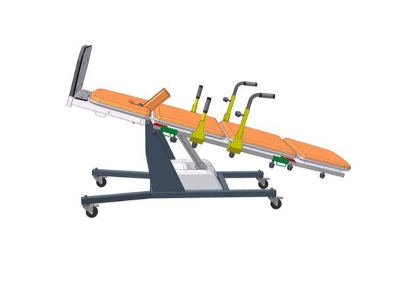 Вертикализатор поворотный 4-секционный с обратным наклоном и функцией тренделенбург, СН-38.05.25 фото 2