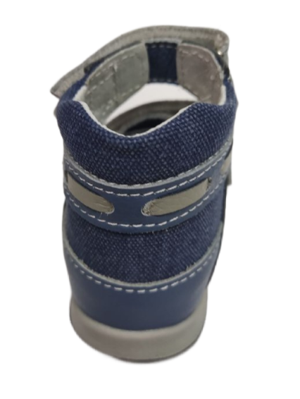 Сандалии с открытым носом Б2-198-037-232-1 цвет серый фото 2